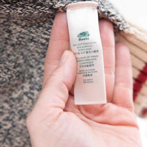 Roots cabin open cardigan  | Girls Small - Picture 4 of 6